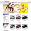 Mẫu website bán đồ chơi xe hơi