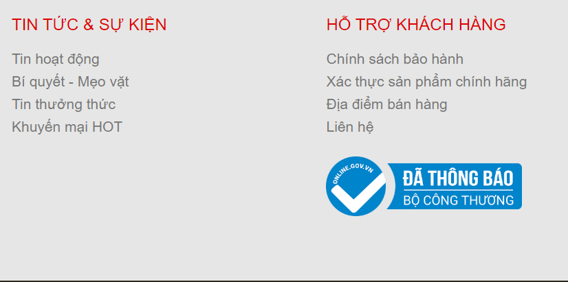 Đăng ký với bộ công thương